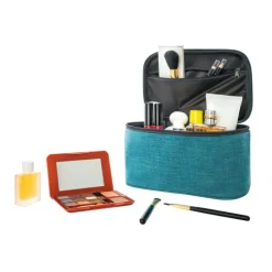 Gift Campaign Beauty case capiente in 300D ad alta densità con tasca interna Vogue></noscript> Beauty Case Personalizzati