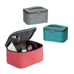 Gift Campaign Beauty case capiente in 300D ad alta densità con tasca interna Vogue></noscript> Beauty Case Personalizzati