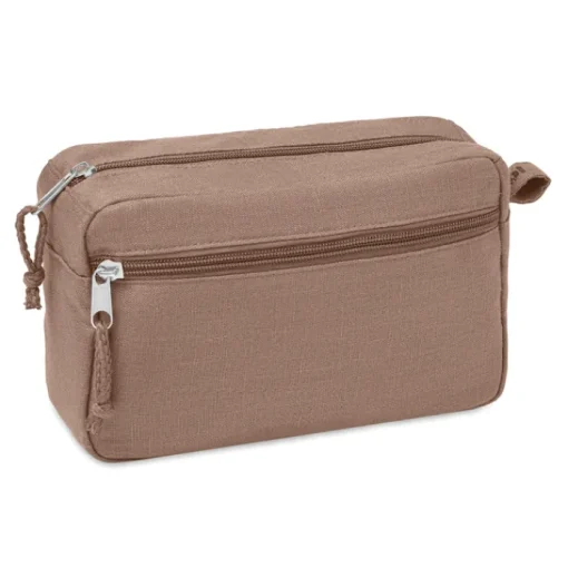 Gift Campaign Beauty case in canapa da 200g/m2 con doppia tasca EcoFriendly> Beauty Case Personalizzati