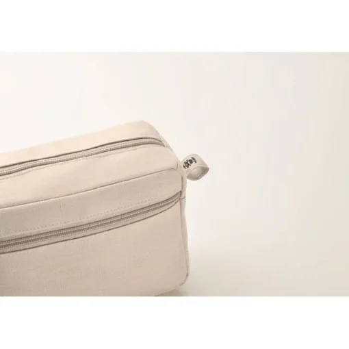 Gift Campaign Beauty case in canapa da 200g/m2 con doppia tasca EcoFriendly> Beauty Case Personalizzati