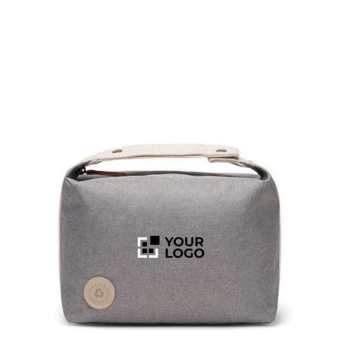 Gift Campaign Beauty case in poliestere riciclato con tasca interna e manico> Beauty Case Personalizzati