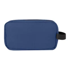 Gift Campaign Beauty case in tela riciclata 330 g/m2 con comodo cinturino e placca> Beauty Case Personalizzati