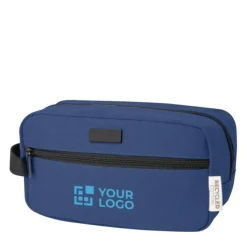 Gift Campaign Beauty case in tela riciclata 330 g/m2 con comodo cinturino e placca><noscript><img width=