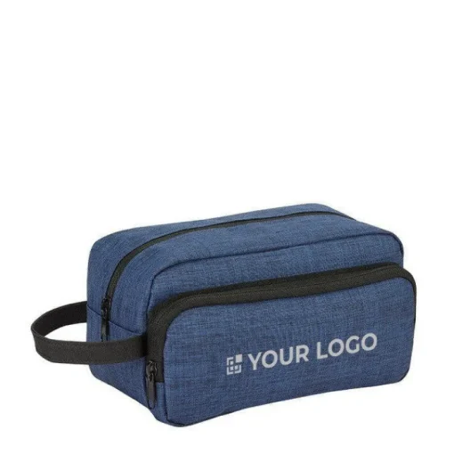 Gift Campaign Beauty case uomo in 300D da alta densità con interno foderato Trend> Beauty Case Personalizzati