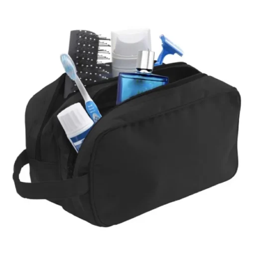 Gift Campaign Beauty case uomo in poliestere 600 D con doppio scomparto Double> Beauty Case Personalizzati