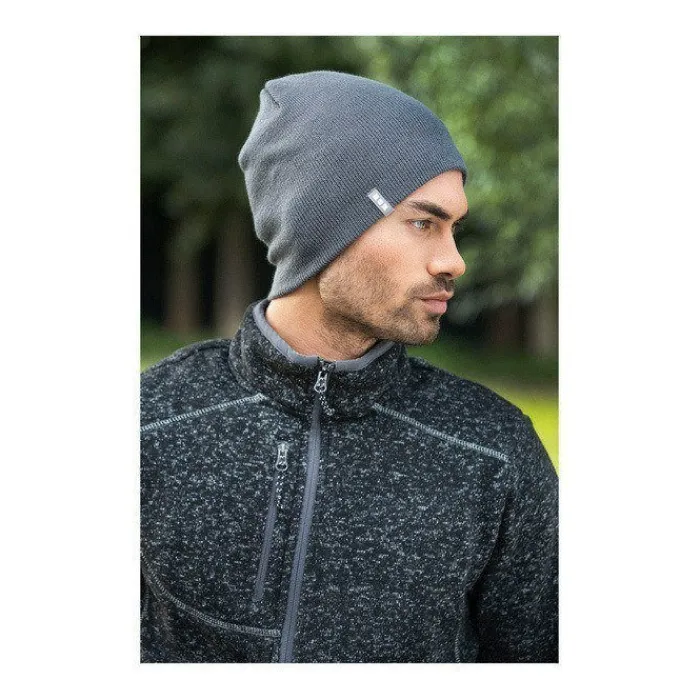 Gift Campaign Berretto a coste elasticizzato a doppio strato Elevate Life> Berretti Invernali