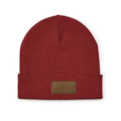 Gift Campaign Berretto in lana ed rPET con patch personalizzabile sul risvolto><noscript><img width=