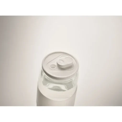 Gift Campaign Bicchiere con cannuccia in vetro, tappo e fascia in silicone 550ml> Bicchieri Di Vetro Personalizzati