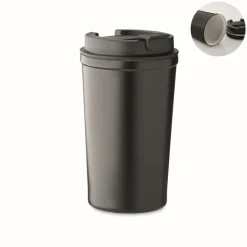 Gift Campaign Bicchiere da asporto a doppia parete in acciaio inox riciclato 450ml> Bicchieri Take Away