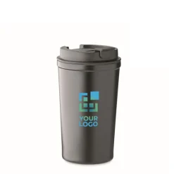 Gift Campaign Bicchiere da asporto a doppia parete in acciaio inox riciclato 450ml></noscript> Bicchieri Take Away