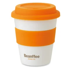 Gift Campaign Bicchiere da asporto con tappo e fascia abbinati 350ml Takeaway></noscript> Bicchieri Take Away