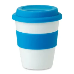 Gift Campaign Bicchiere da asporto con tappo e fascia abbinati 350ml Takeaway></noscript> Bicchieri Take Away