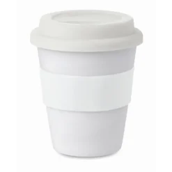 Gift Campaign Bicchiere da asporto con tappo e fascia abbinati 350ml Takeaway></noscript> Bicchieri Take Away