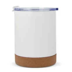 Gift Campaign Bicchiere da viaggio in acciaio e ceramica con base in sughero 350ml></noscript> Bicchieri Take Away