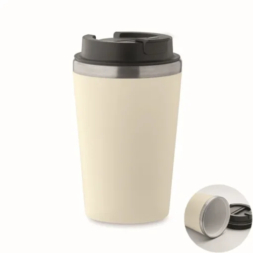 Gift Campaign Bicchiere d'asporto a doppia parete con rivestimento in ceramica 350ml> Bicchieri Take Away