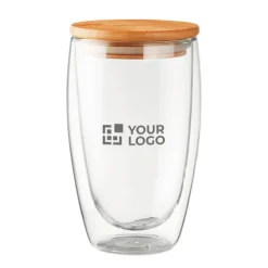 Gift Campaign Bicchiere grande doppia parete con tappo bambù 450ml Vacuum Large></noscript> Tazzine Da Caffè E Tazze Tè