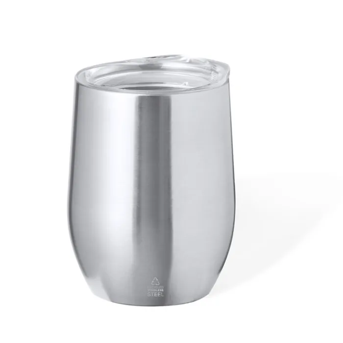 Gift Campaign Bicchiere in acciaio inossidabile riciclato a doppia parete 340ml> Bicchieri Termici Personalizzati
