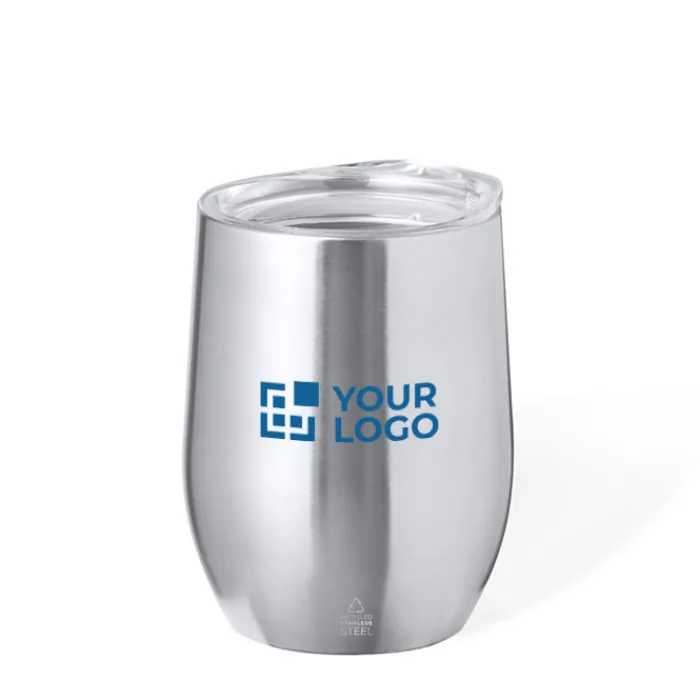 Gift Campaign Bicchiere in acciaio inossidabile riciclato a doppia parete 340ml> Bicchieri Termici Personalizzati