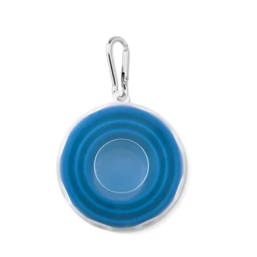 Gift Campaign Bicchiere in silicone pieghevole con portapillole e moschettone MediCup> Gadget Per Medici E Infermieri
