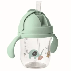 Gift Campaign Bicchiere in tritan per bambini con elefantini e cannuccia 250ml></noscript> Altri Utensili Da Cucina
