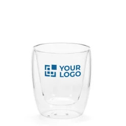 Gift Campaign Bicchiere in vetro borosilicato a doppia parete da 220ml></noscript> Tazzine Da Caffè E Tazze Tè