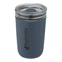 Gift Campaign Bicchiere in vetro con interno in plastica riciclata 420ml Glass><noscript><img width=