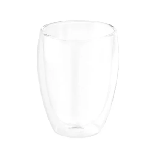 Gift Campaign Bicchiere in vetro con isolamento d'aria a doppia parete 350 ml> Bicchieri Di Vetro Personalizzati
