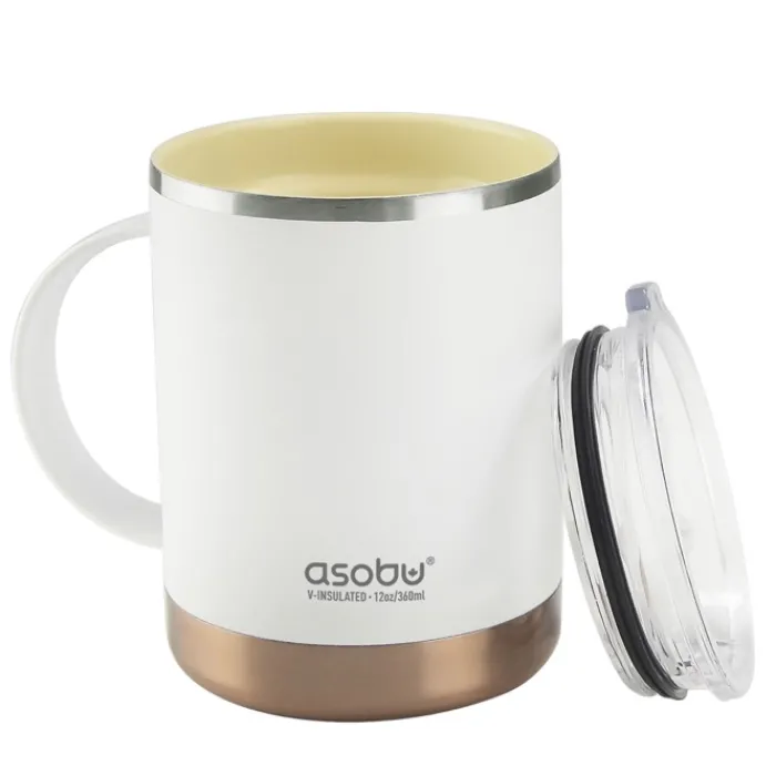 Gift Campaign Bicchiere take away in acciaio con rivestimento ceramico Asobu 360ml> Bicchieri Termici Personalizzati