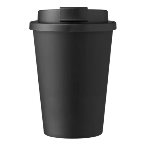 Gift Campaign Bicchiere take away in PP con tappo a vite e apertura per bere 350ml> Bicchieri Take Away