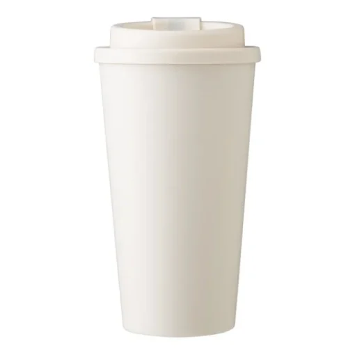 Gift Campaign Bicchiere take away in PP con tappo a vite e apertura per bere 475ml> Bicchieri Take Away