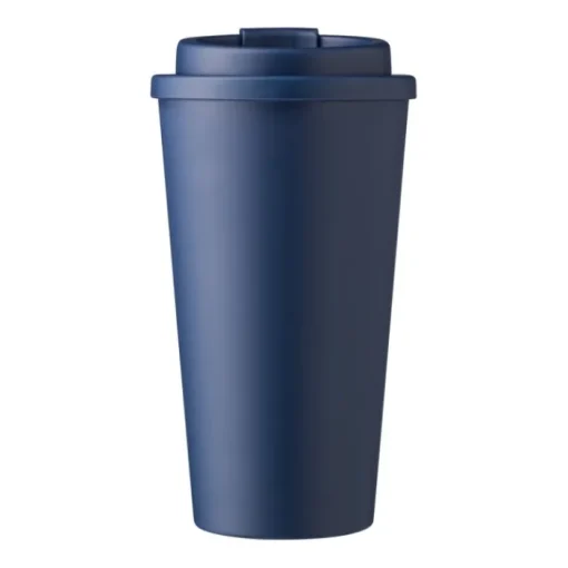 Gift Campaign Bicchiere take away in PP con tappo a vite e apertura per bere 475ml> Bicchieri Take Away
