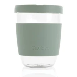 Gift Campaign Bicchiere take away in vetro con fascia e coperchio 360ml Ukiyo></noscript> Bicchieri Take Away