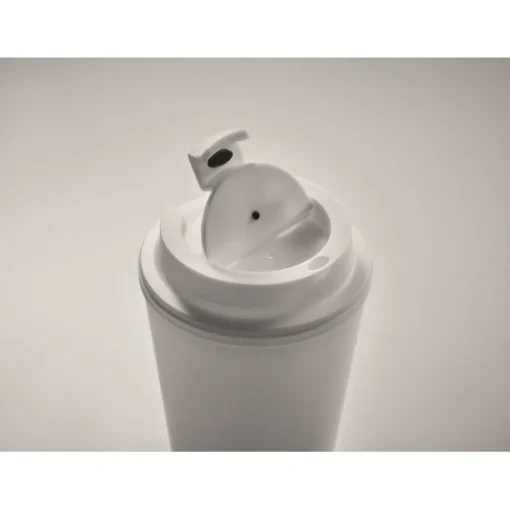 Gift Campaign Bicchiere takeaway con logo in PP riciclato con coperchio 300ml Recyclo> Bicchieri Termici Personalizzati