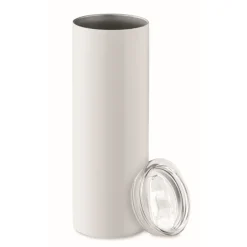 Gift Campaign Bicchiere termico cilindrico con coperchio di plastica 590ml Sublim> Bicchieri Termici Personalizzati