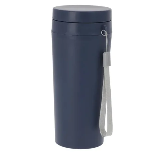 Gift Campaign Bicchiere termico da viaggio con tappo a vite e laccetto da 320ml> Bicchieri Termici Personalizzati