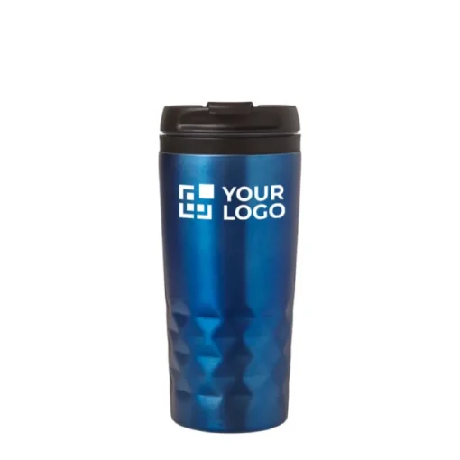 Gift Campaign Bicchiere termico d'asporto con design geometrico 300ml Trilliant Colors> Bicchieri Termici Personalizzati