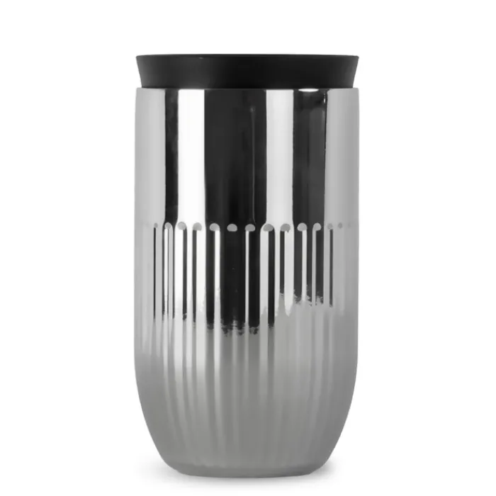 Gift Campaign Bicchiere termico in acciaio inox con coperchio a bottone da 320ml> Bicchieri Termici Personalizzati|Bicchieri Take Away