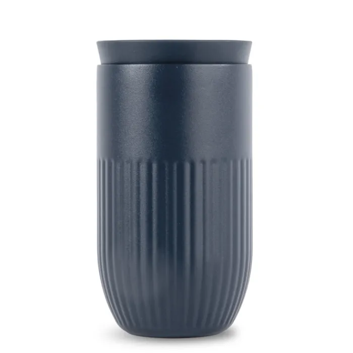 Gift Campaign Bicchiere termico in acciaio inox con coperchio a bottone da 320ml> Bicchieri Termici Personalizzati|Bicchieri Take Away