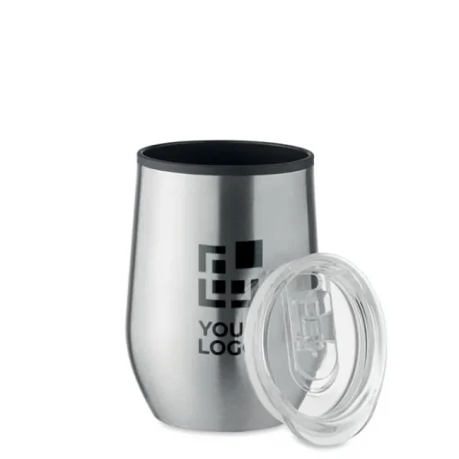 Gift Campaign Bicchiere termico in acciaio a doppia parete con tappo 350ml Colors> Bicchieri Termici Personalizzati