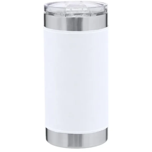 Gift Campaign Bicchiere termico in acciaio inox con fascia in PU colorata da 530ml> Bicchieri Termici Personalizzati|Bicchieri Take Away