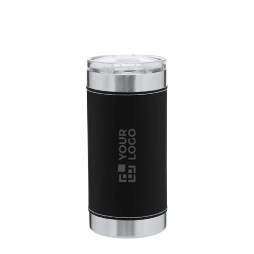 Gift Campaign Bicchiere termico in acciaio inox con fascia in PU colorata da 530ml> Bicchieri Termici Personalizzati|Bicchieri Take Away