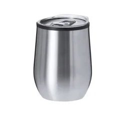 Gift Campaign Bicchiere termico in acciaio inox con coperchio trasparente 330 ml> Bicchieri Take Away