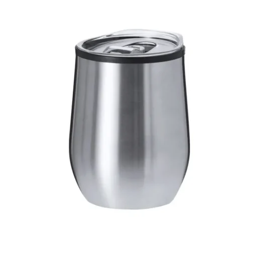 Gift Campaign Bicchiere termico in acciaio inox con coperchio trasparente 330 ml> Bicchieri Take Away
