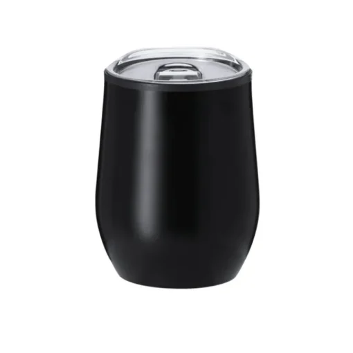 Gift Campaign Bicchiere termico in acciaio inox con coperchio trasparente 330 ml> Bicchieri Take Away