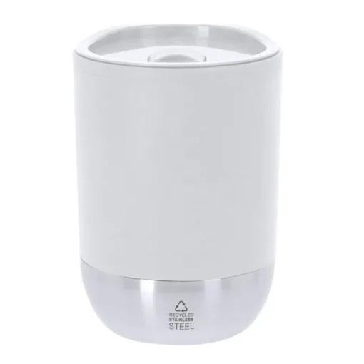 Gift Campaign Bicchiere termico in PP riciclato e base in acciaio con tappo 290ml> Bicchieri Take Away