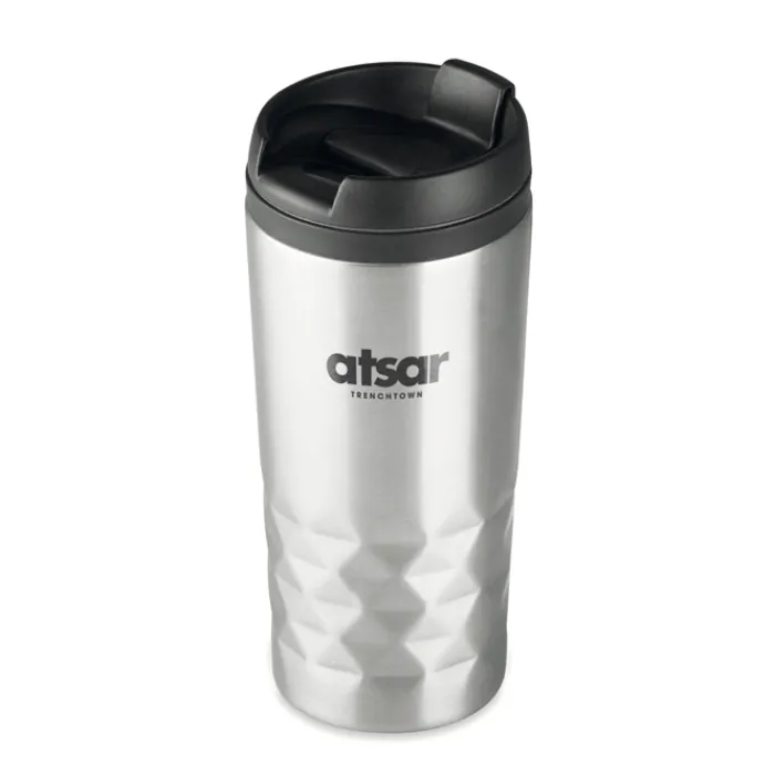 Gift Campaign Bicchiere termico personalizzato con motivo geometrico 280ml Trilliant> Bicchieri Termici Personalizzati