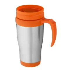 Gift Campaign Bicchiere termico take away con manico colorato 400ml Barista><noscript><img width=