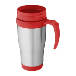 Gift Campaign Bicchiere termico take away con manico colorato 400ml Barista><noscript><img width=