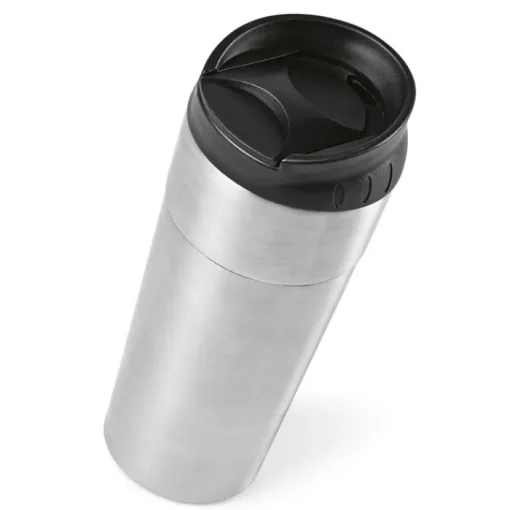 Gift Campaign Bicchiere termico takeaway con tappo ad apertura scorrevole da 410 ml> Bicchieri Termici Personalizzati