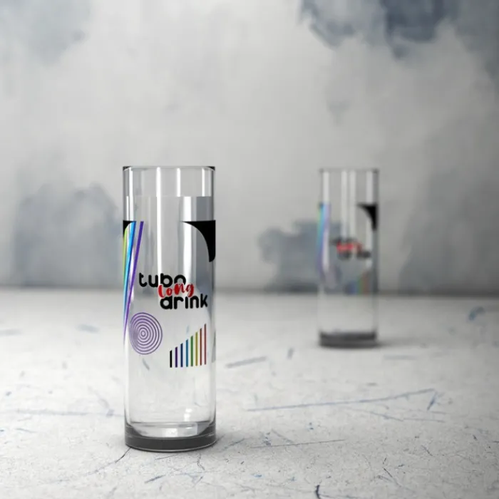 Gift Campaign Bicchieri personalizzati riutilizzabili in SMMA 230ml Large> Bicchieri Di Plastica Personalizzati